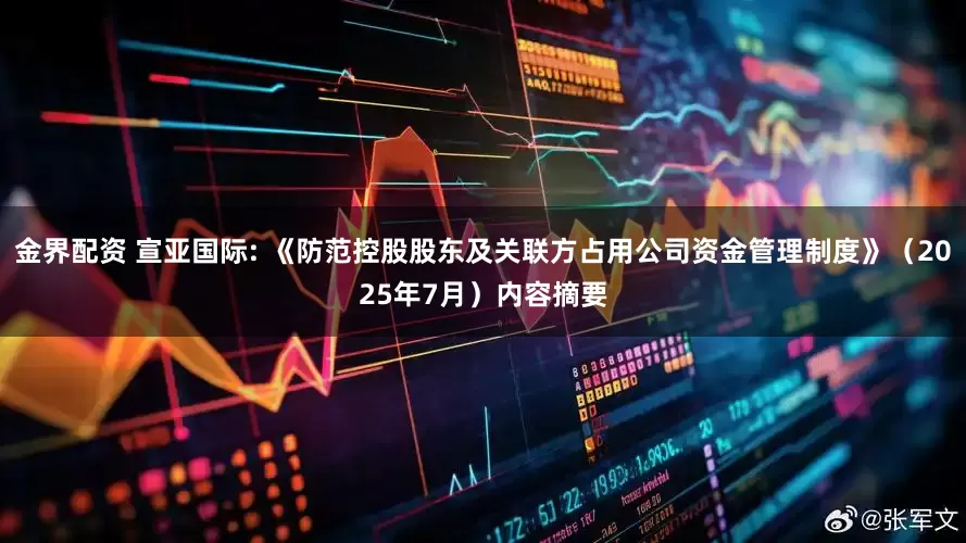 金界配资 宣亚国际: 《防范控股股东及关联方占用公司资金管理制度》（2025年7月）内容摘要