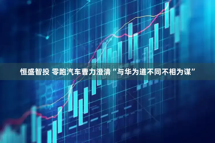 恒盛智投 零跑汽车曹力澄清“与华为道不同不相为谋”