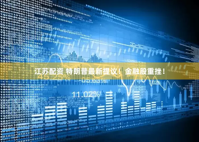 江苏配资 特朗普最新提议！金融股重挫！